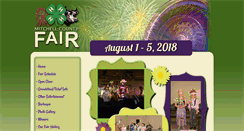 Desktop Screenshot of mitchellcountyfair.org